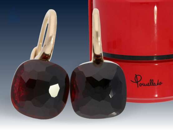 Ohrschmuck: elegante, hochwertige Pomellato Ohrringe aus der Kollektion "Nudo", 18K Gold - фото 1