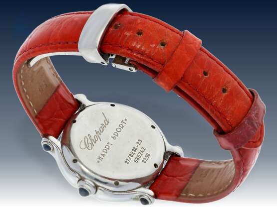 Armbanduhr: sportliche Damenuhr, Chopard "Happy Sport" Ref. 27/8236 - photo 2
