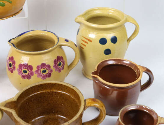 9 Keramik Krüge - Foto 3