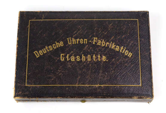 Uhrenetui Deutsche Uhren Fabrikation Glashütte - Foto 1