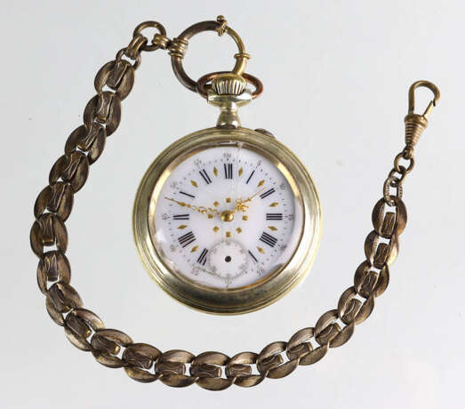 Herren Taschenuhr mit Uhrenkette - фото 1