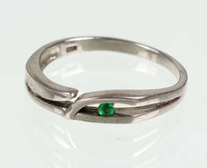 Smaragd Ring Silber 925 