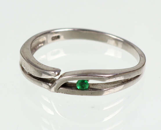Smaragd Ring Silber 925 - photo 1