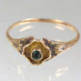 antiker Smaragd Ring Gelbgold 585 - photo 1