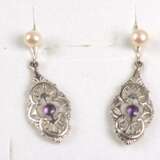 Amethyst Ohrringe Silber - photo 1