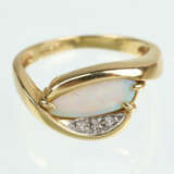 Opal Brillant Ring Gelbgold 585 - Foto 2