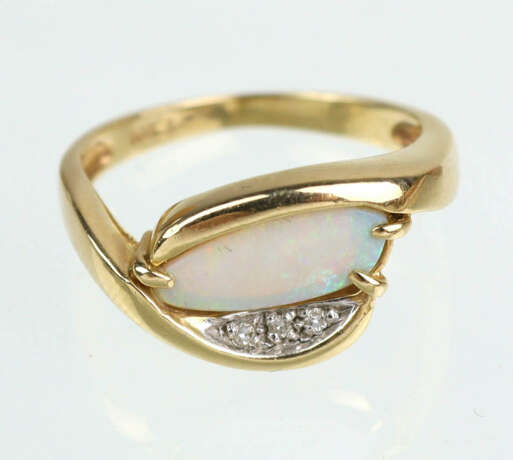 Opal Brillant Ring Gelbgold 585 - фото 2