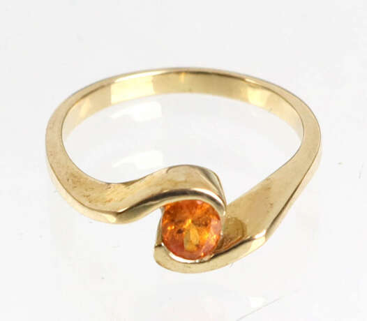 Spessartin Ring Gelbgold 375 - Foto 1