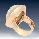 Ring: exquisiter, äußerst hochwertiger Goldschmiedering mit außergewöhnlich großem Opal und Brillantbesatz, Neupreis lt. Einlieferer 9800€ - фото 2