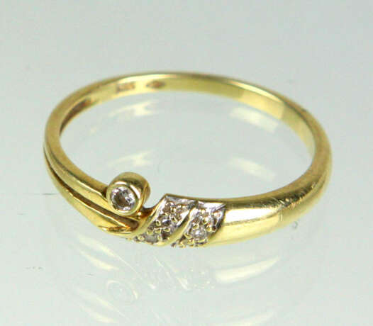 Brillant Ring Gelbgold 585 - photo 1