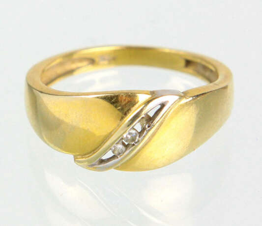 Brillant Ring Gelbgold 333 - фото 1
