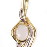 Design Opal Brillant Anhänger Gelbgold 585 - photo 1