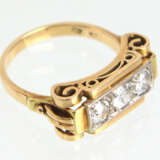 Art Deko Diamant Ring 0,75 ct. Gelbgold 585 - фото 3