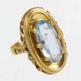 Blautopas Ring Gelbgold 585 - photo 1