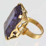 Amethyst Ring Gelbgold 750 - photo 3
