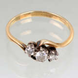 Brillant Ring - Gelbgold/WG 333 - photo 1