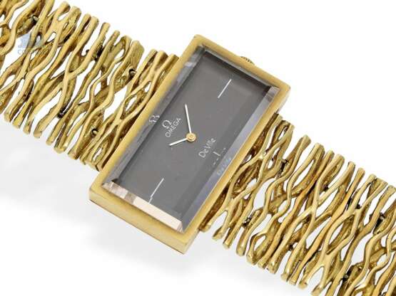 Armbanduhr: extrem seltene Designeruhr von Omega, Ref. 8270, 70er Jahre - photo 2