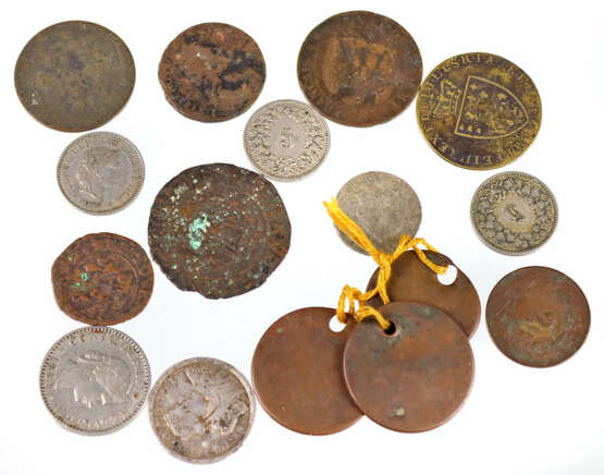 16 Kursmünzen Alt Europa - фото 1