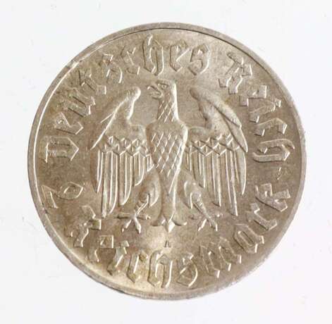 2 Reichsmark Martin Luther 1933 A - фото 2