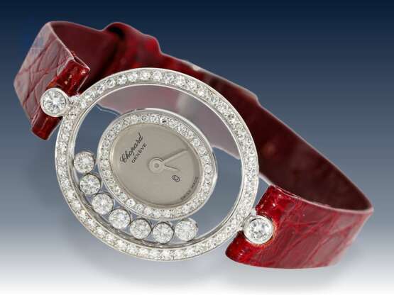 Armbanduhr: hochfeine Chopard Damenuhr "Happy Diamonds", sehr seltenes Luxusmodell, Ref. 5181 - Foto 1