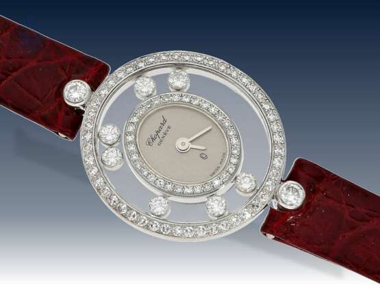 Armbanduhr: hochfeine Chopard Damenuhr "Happy Diamonds", sehr seltenes Luxusmodell, Ref. 5181 - Foto 2