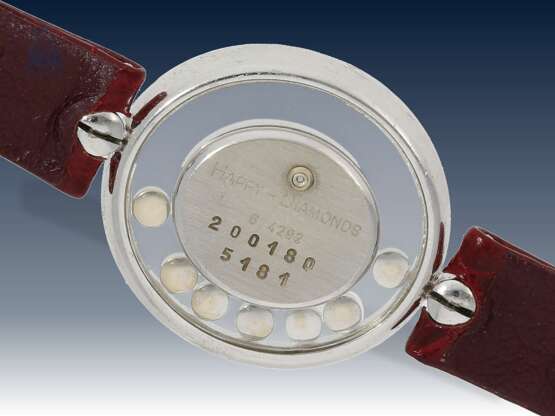 Armbanduhr: hochfeine Chopard Damenuhr "Happy Diamonds", sehr seltenes Luxusmodell, Ref. 5181 - Foto 3