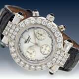 Armbanduhr: äußerst luxuriöser Damen-Chronograph, Chopard Impériale "Diamonds" Ref. 383468, NP ca.28.000€ - Foto 2