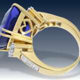 Ring: Tansanit/Brillantring der Spitzenklasse, geschätzter NP ca. 25.000€ - фото 3