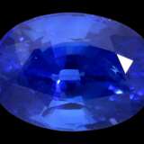 Saphir: sehr schöner, unbehandelter blauer Saphir von 2,0ct, Herkunft Ceylon - Foto 1