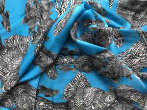 Scarf, silk, collection of 