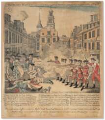 THE BLOODY MASSACRE PERPETRATED IN KING STREET, BOSTON, ON M...