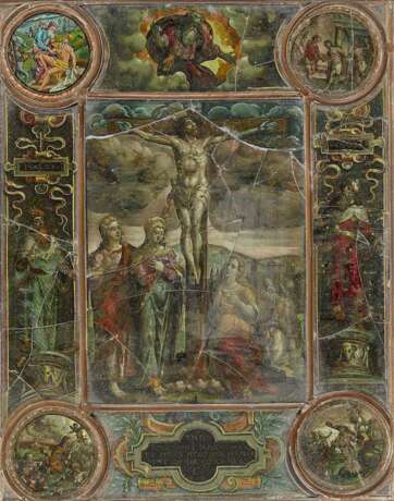 KREUZIGUNG CHRISTI wohl Deutsch, 16. Jahrhundert - Foto 1