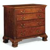 A CHIPPENDALE CARVED CHERRYWOOD CHEST-OF-DRAWERS - photo 3