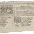 AN UNDRECORDED COLONIAL CRIME BROADSIDE - Auction prices