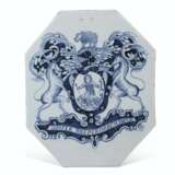 A LONDON DELFT BLUE AND WHITE OCTAGONAL PILL-TILE - photo 1