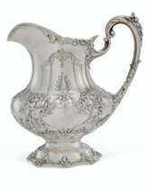 AN AMERICAN SILVER WATER PITCHER
