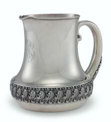 AN AMERICAN SILVER WATER PITCHER