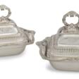 A PAIR OF GEORGE III SILVER VEGETABLE DISHES AND COVERS - Auction archive