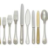 Puiforcat. A FRENCH SILVER AND PARCEL-GILT FLATWARE SERVICE - фото 1