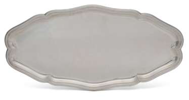 A FRENCH SILVER FISH DISH