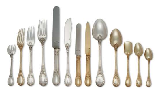 Odiot, Maison. A FRENCH SILVER AND SILVER-GILT FLATWARE SERVICE - Foto 1