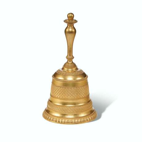 A FRENCH ORMOLU TABLE BELL - photo 1
