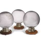 THREE FACETED AND SILVERED SPHERES - фото 1
