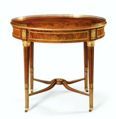 A RUSSIAN ORMOLU-MOUNTED MAHOGANY OCCASIONAL TABLE