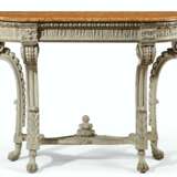A LATE LOUIS XV GRAY-PAINTED SIDE TABLE - фото 1