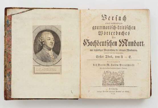 ADELUNG, JOHANN CHRISTOPH 1732 Spantekow b. Anklam - 1806 Dresden - фото 1
