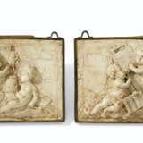 A PAIR OF STONE RELIEFS - photo 1
