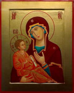 Икона Божией Матери Одигитрия. Монастырь Хиландар.