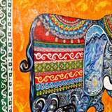 Gemälde „Der Elefant“, Leinwand auf dem Hilfsrahmen, Ölfarbe, Animalistisches, Russland, 2020 - Foto 8