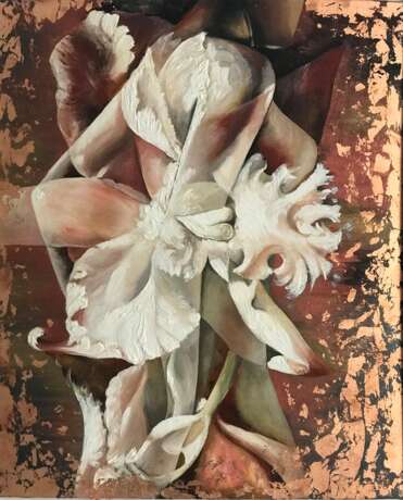 Design Painting, Painting “Passion flower”, Canvas, Acrylic paint, Abstract Expressionist, Genre Nude, 2020 - photo 1